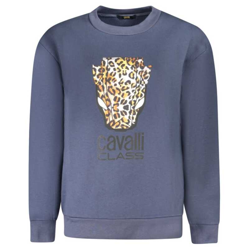 Cavalli Class Blue Cotton Women Sweater, theFeinheit