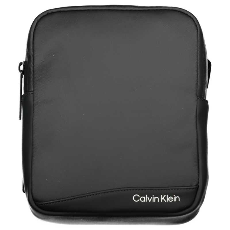 Calvin Klein Sleek Black Recycled Polyester Shoulder Bag, theFeinheit