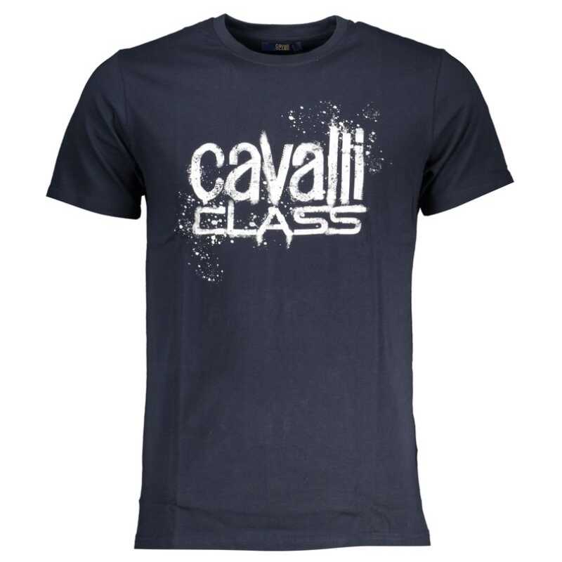 Cavalli Class Blue Cotton T-Shirt, theFeinheit