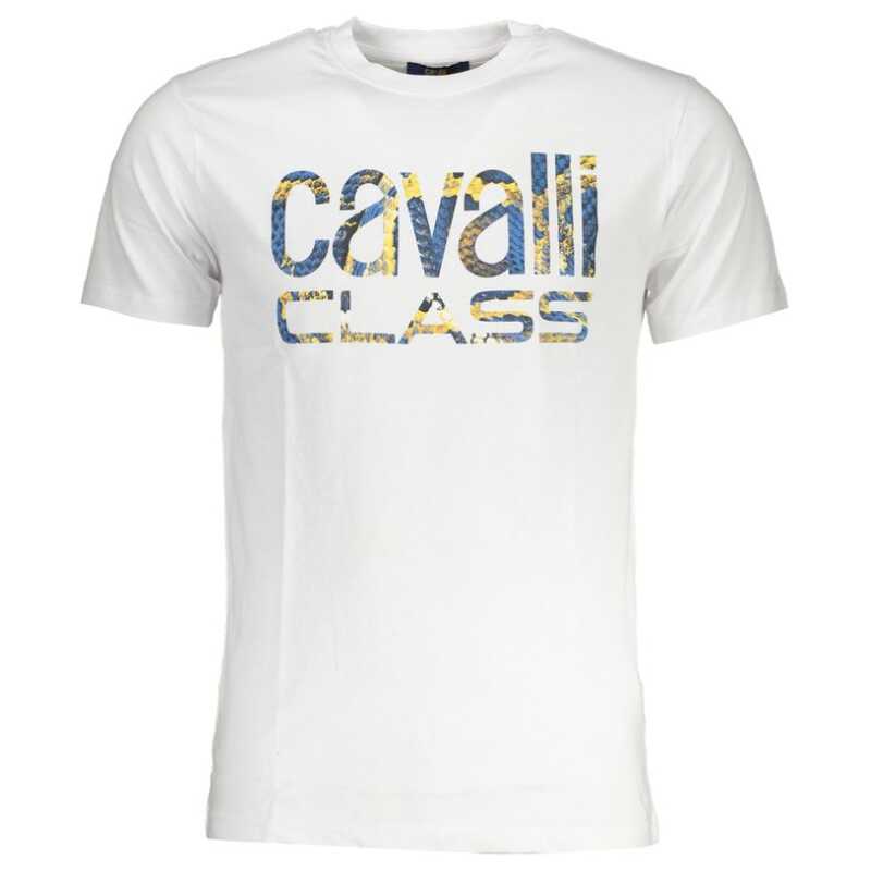 Cavalli Class White Cotton T-Shirt, theFeinheit