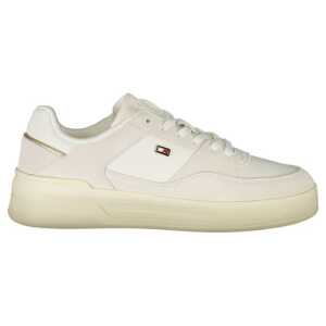 Tommy Hilfiger White Leather Women Sneaker