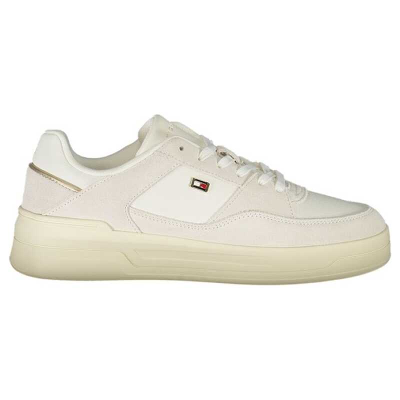 Tommy Hilfiger White Leather Women Sneaker, theFeinheit