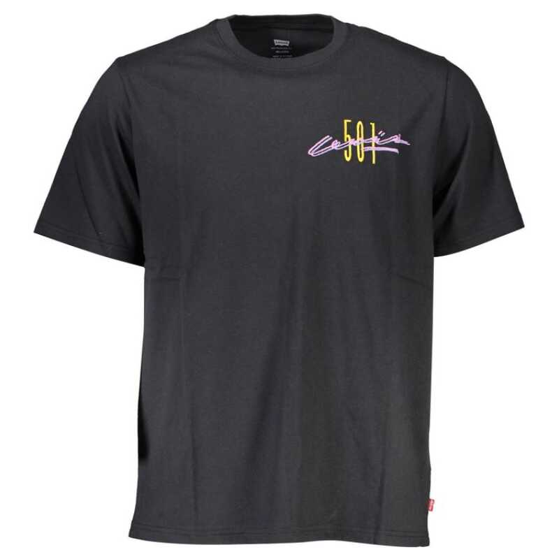 Levi&#8217;s Black Cotton Men T-Shirt, theFeinheit
