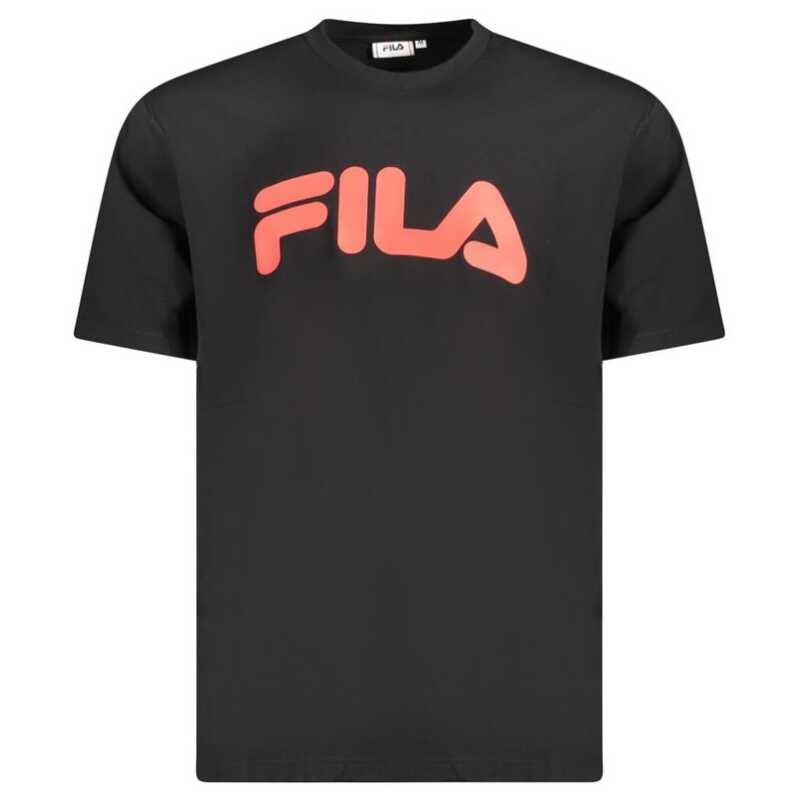 Fila Black Cotton Men T-Shirt, theFeinheit