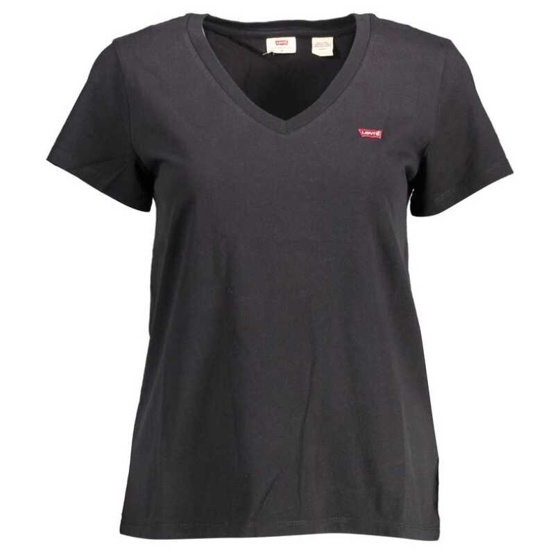 Levi&#8217;s Black Cotton Women T-Shirt, theFeinheit