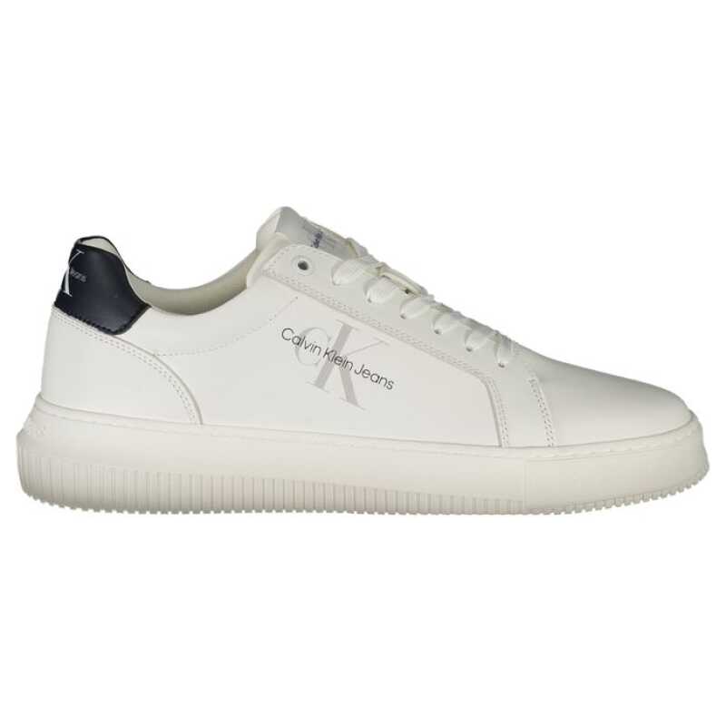 Calvin Klein White Leather Men Sneaker, theFeinheit