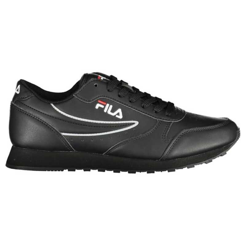 Fila Sleek Black Lace-Up Sport Sneakers, theFeinheit