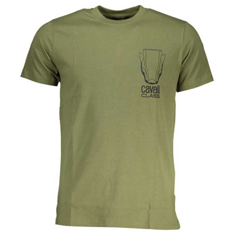 Cavalli Class Green Cotton T-Shirt, theFeinheit