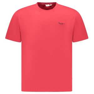 Pepe Jeans Red Cotton Men T-Shirt