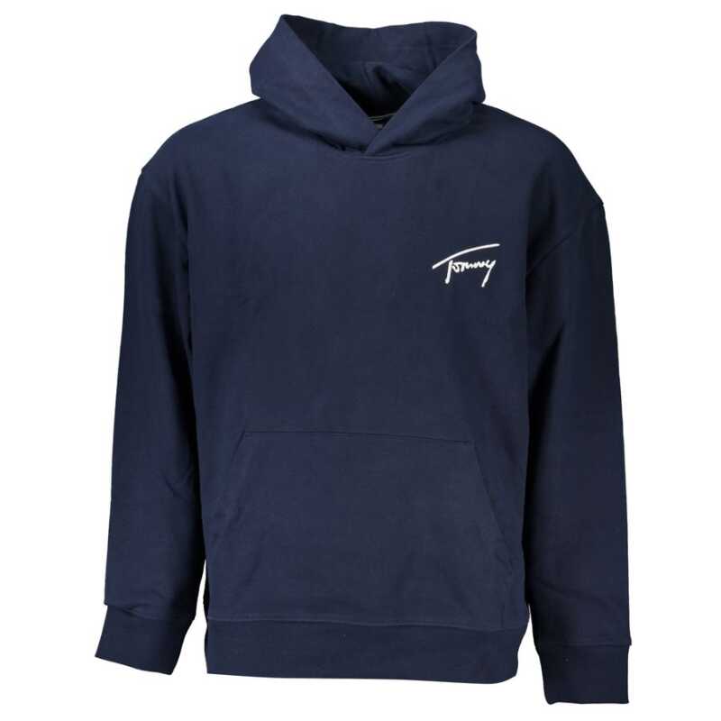Tommy Hilfiger Eco-Conscious Blue Hooded Sweatshirt, theFeinheit