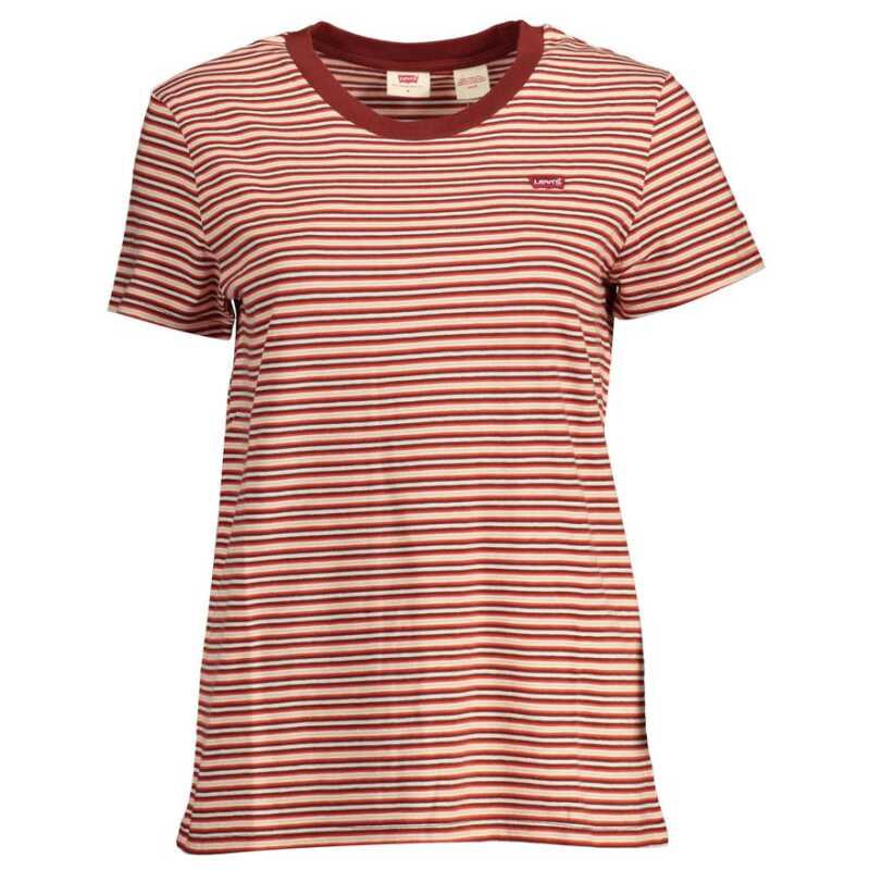 Levi&#8217;s Red Cotton Women T-Shirt, theFeinheit