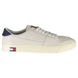 Tommy Hilfiger White Leather Men Sneaker
