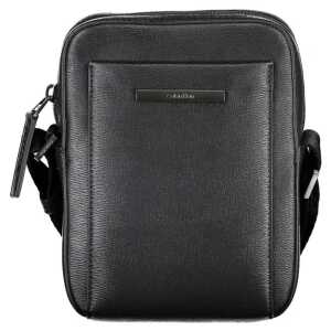 Calvin Klein Elegant Black Shoulder Bag with Sleek Detailing