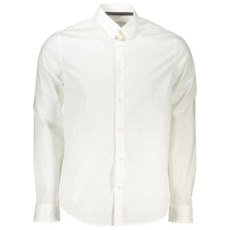Calvin Klein Elegant Slim Fit Long Sleeved White Shirt, theFeinheit