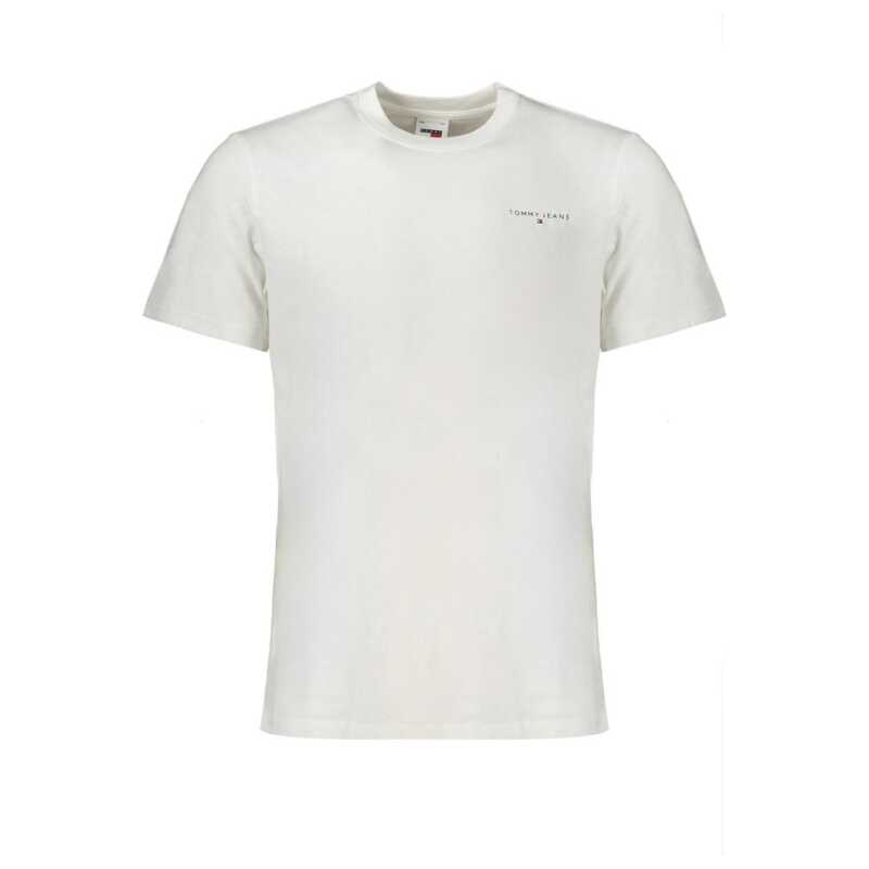 Tommy Hilfiger White Cotton Men T-Shirt, theFeinheit