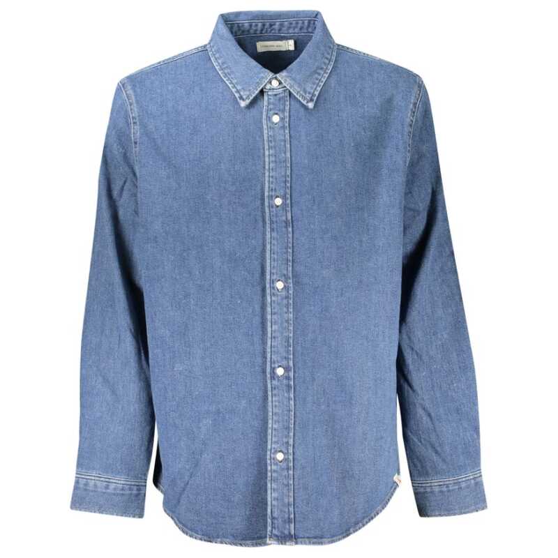 Calvin Klein Blue Cotton Men Shirt, theFeinheit