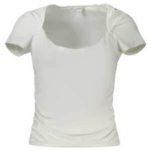 Guess Jeans White Spandex Tops & T-Shirt