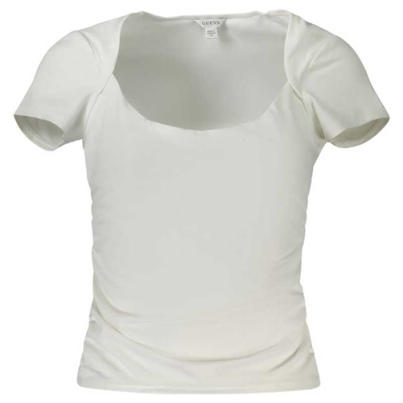 Guess Jeans White Spandex Tops &amp; T-Shirt, theFeinheit