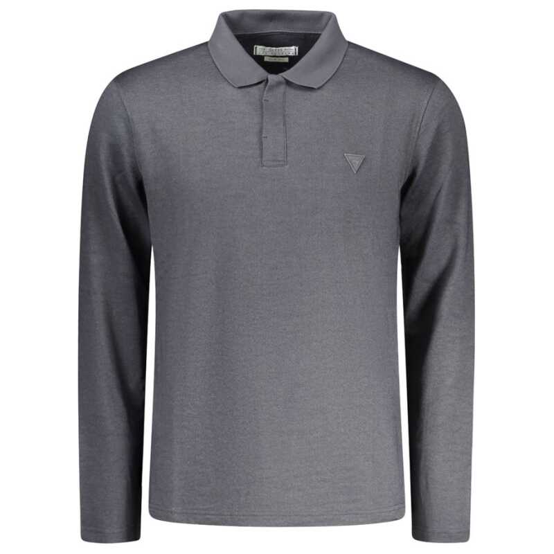 Guess Jeans Black Cotton Men Polo Shirt, theFeinheit