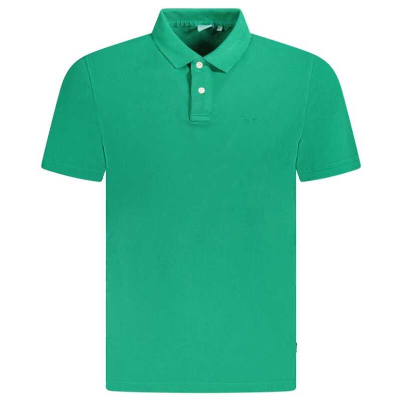 Pepe Jeans Green Cotton Polo Shirt, theFeinheit