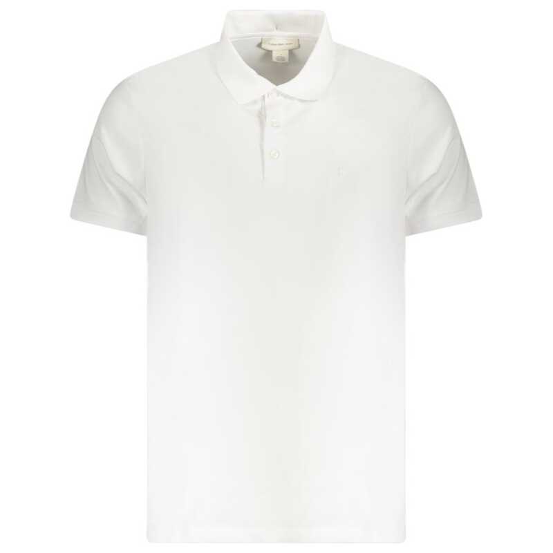 Calvin Klein White Cotton Men Polo Shirt, theFeinheit