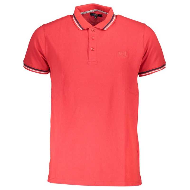 Cavalli Class Red Cotton Men Polo Shirt, theFeinheit