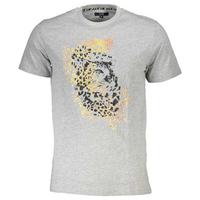 Cavalli Class Brown Cotton Men T-Shirt, theFeinheit