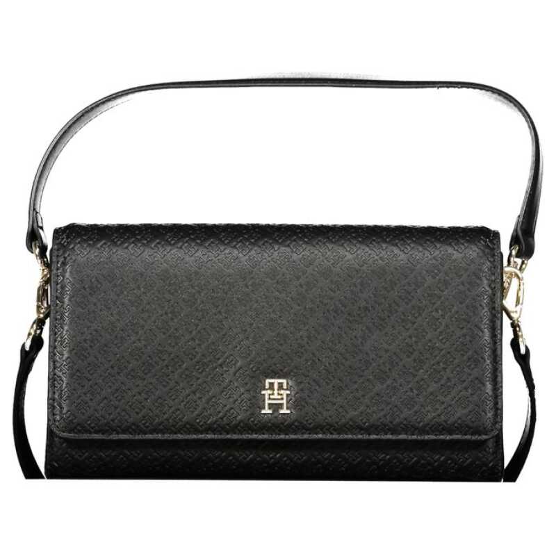 Tommy Hilfiger Black Polyethylene Women Handbag, theFeinheit