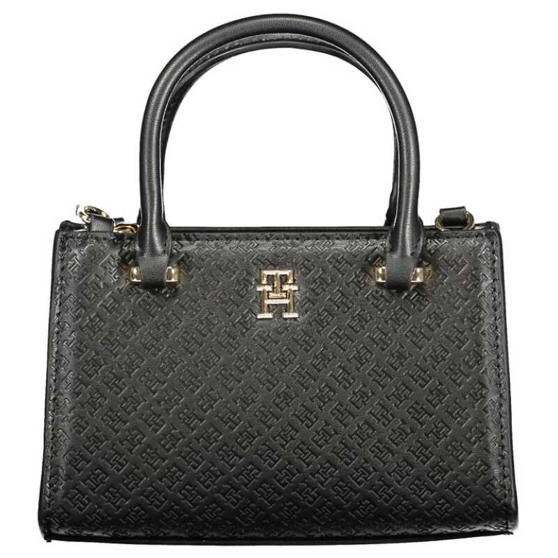 Tommy Hilfiger Black Polyethylene Women Handbag, theFeinheit