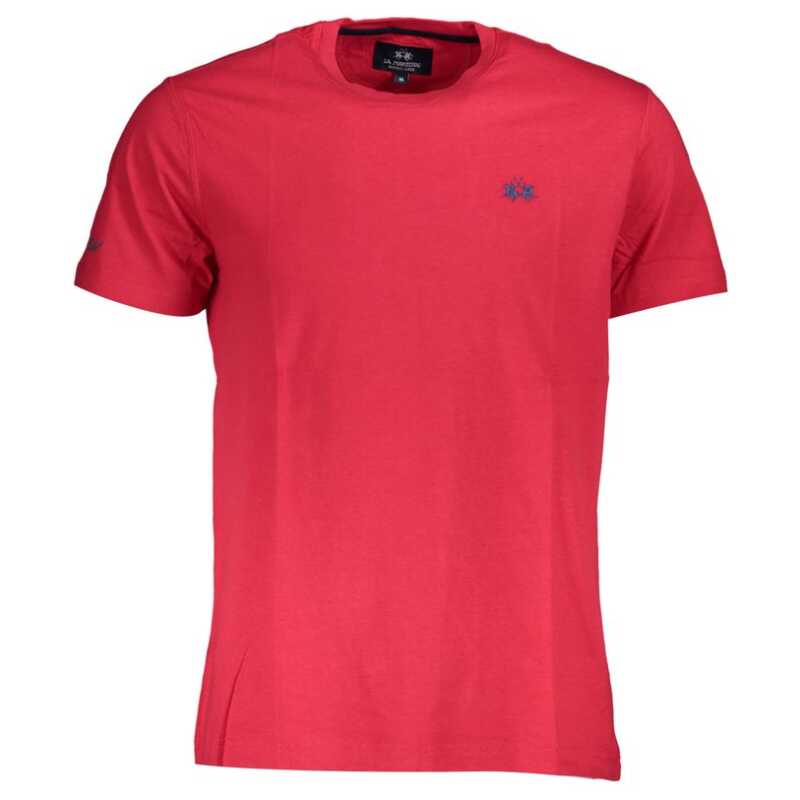 La Martina Red Cotton Men T-Shirt, theFeinheit