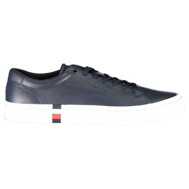 Tommy Hilfiger Blue Leather Men Sneaker, theFeinheit