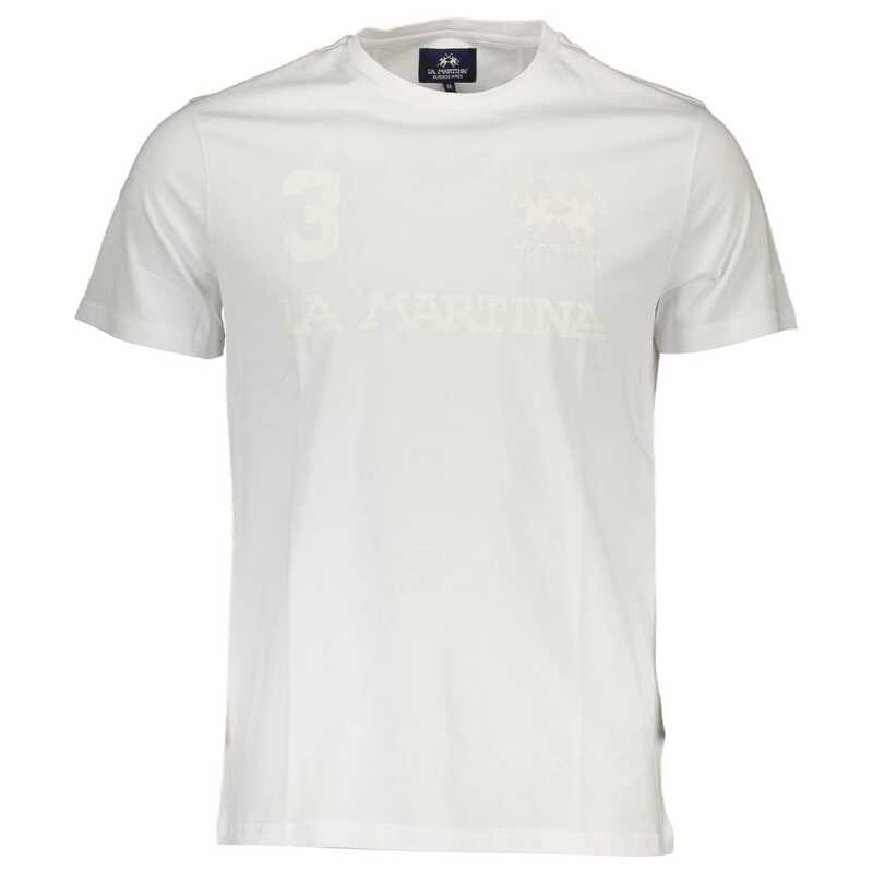 La Martina White Cotton Men T-Shirt, theFeinheit