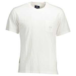 La Martina White Cotton Men T-Shirt