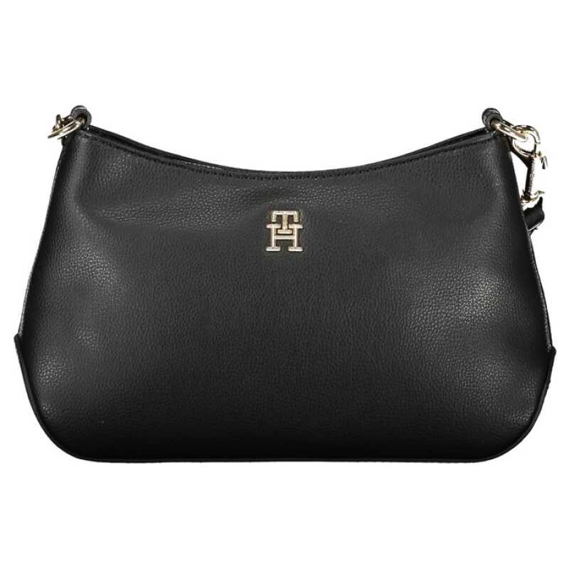 Tommy Hilfiger Black Polyester Handbag, theFeinheit