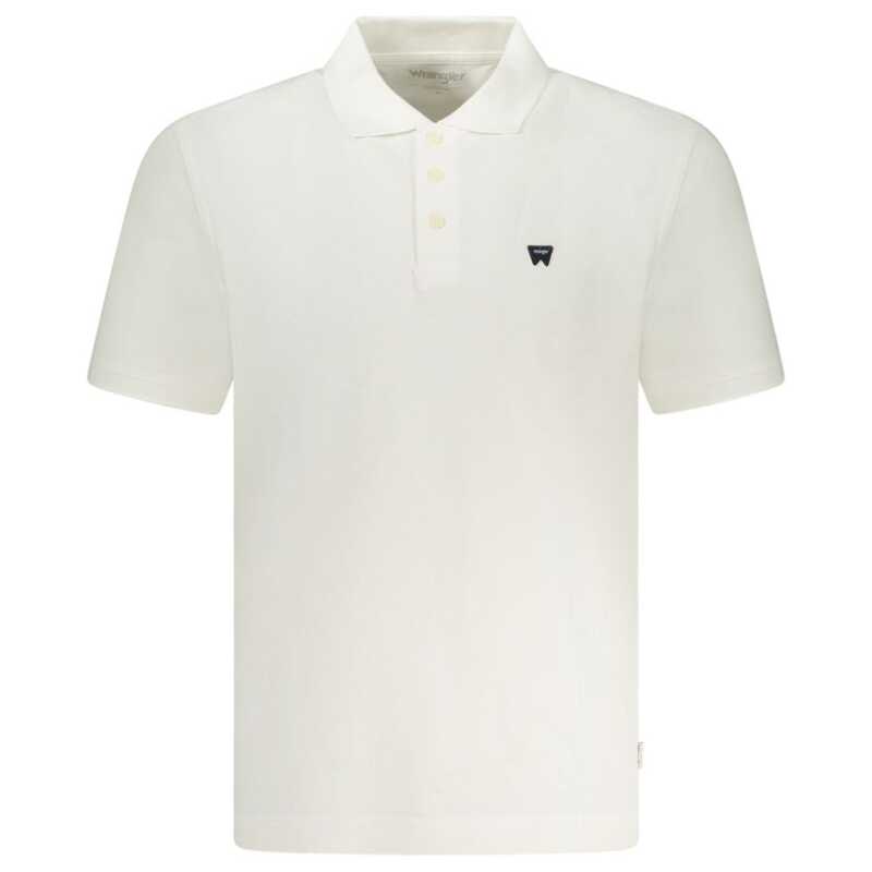 Wrangler White Cotton Polo Shirt, theFeinheit