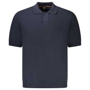 Hugo Boss Blue Cotton Sweater