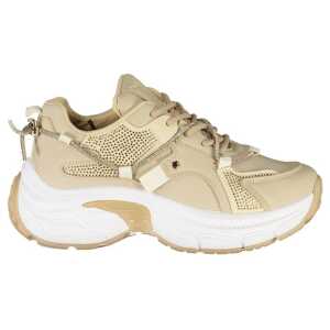 Laura Biagiotti Beige Polyester Women Sneaker