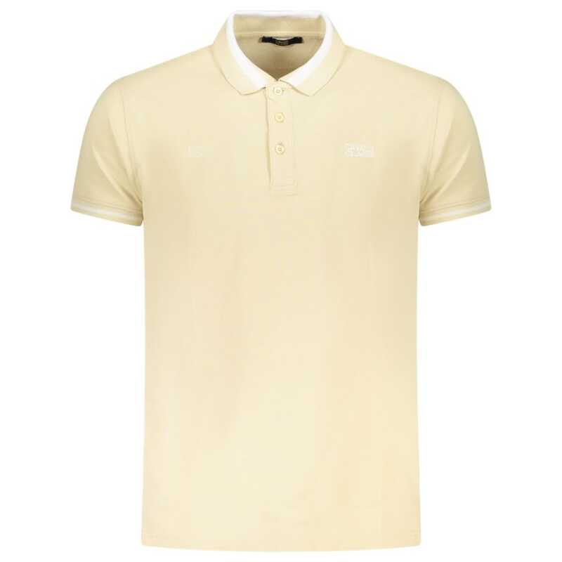 Cavalli Class Beige Cotton Men Polo Shirt, theFeinheit