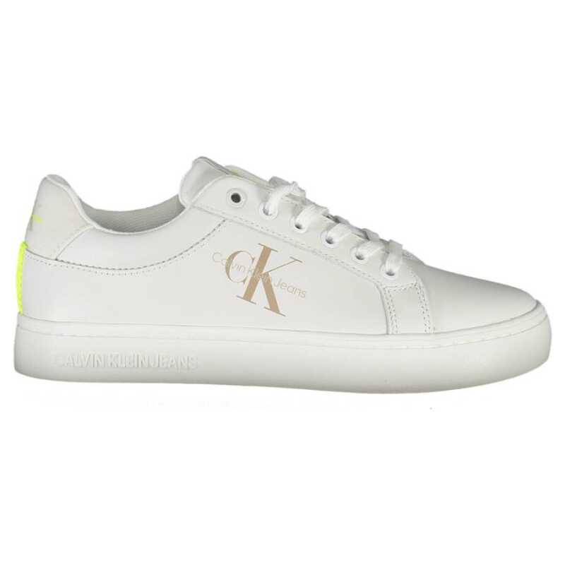 Calvin Klein White Leather Women Sneaker, theFeinheit
