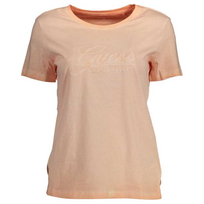 Guess Jeans Pink Cotton Women T-Shirt, theFeinheit