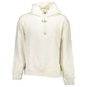 Calvin Klein White Cotton Men Sweater