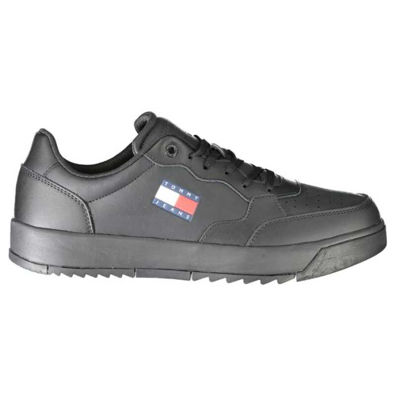 Tommy Hilfiger Black Polyethylene Men Sneaker, theFeinheit