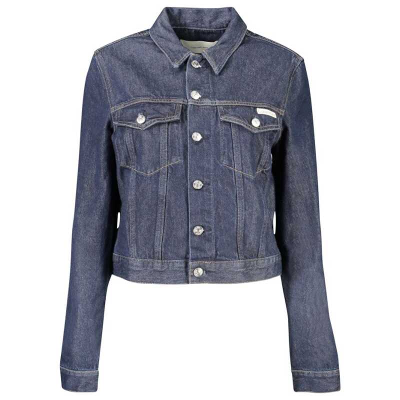 Calvin Klein Blue Cotton Women Jacket, theFeinheit