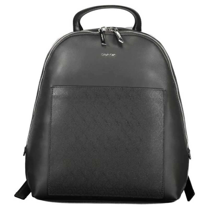 Calvin Klein Black Polyester Women Backpack, theFeinheit
