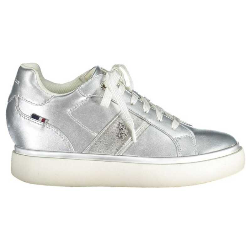 U.S. POLO ASSN. Gray Polyester Women Sneaker, theFeinheit