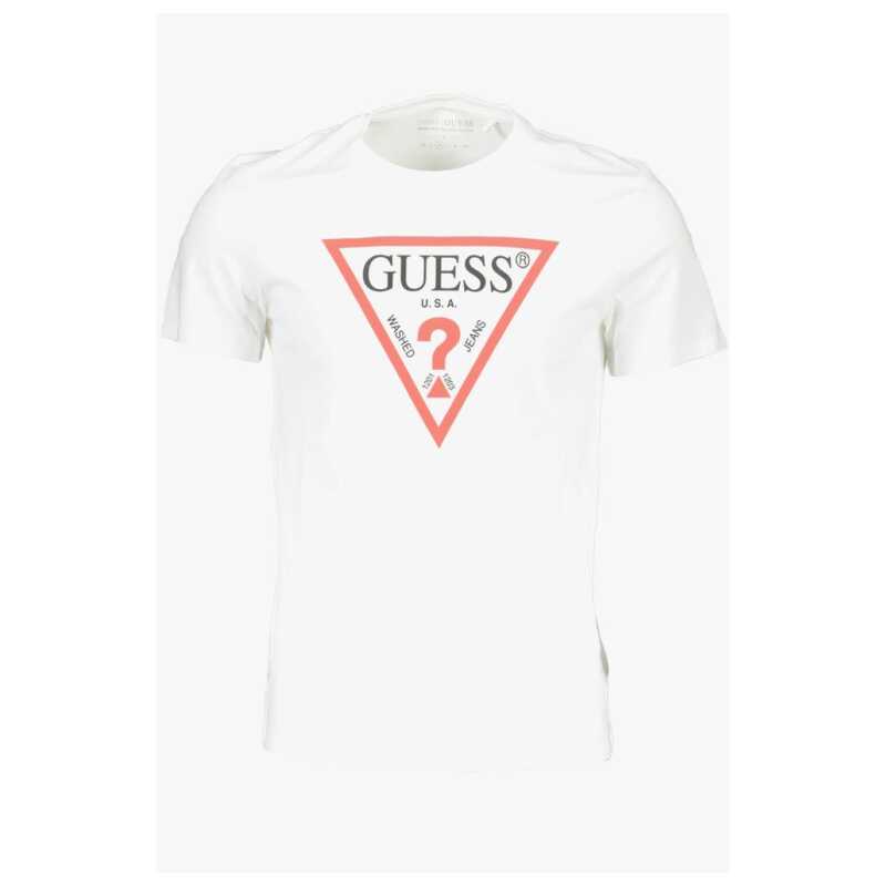 Guess Jeans White Cotton Men T-Shirt, theFeinheit
