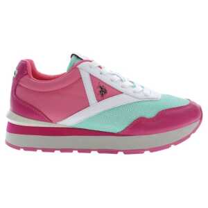 U.S. POLO ASSN. Pink Polyester Women Sneaker