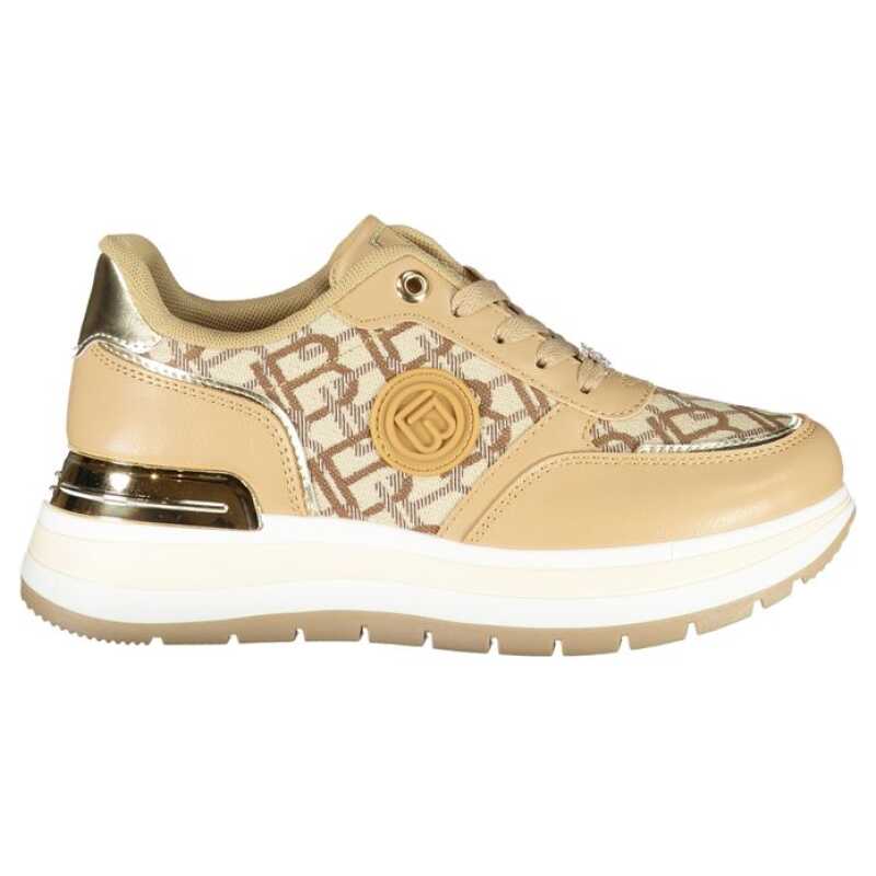 Laura Biagiotti Beige Polyester Women Sneaker, theFeinheit