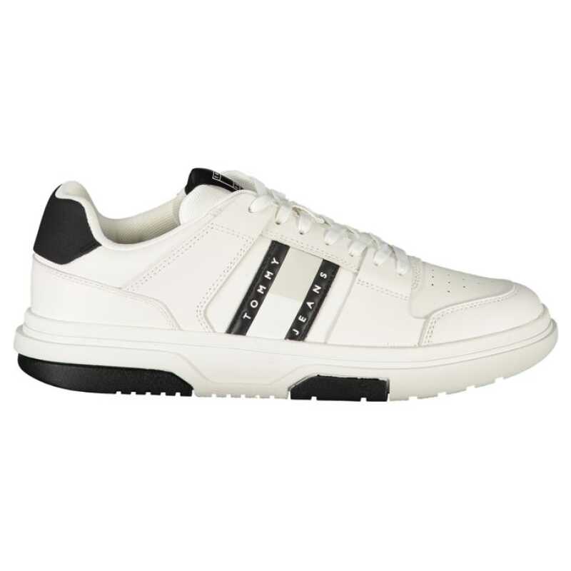Tommy Hilfiger White Polyethylene Men Sneaker, theFeinheit