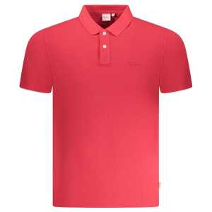 Pepe Jeans Red Cotton Men Polo Shirt